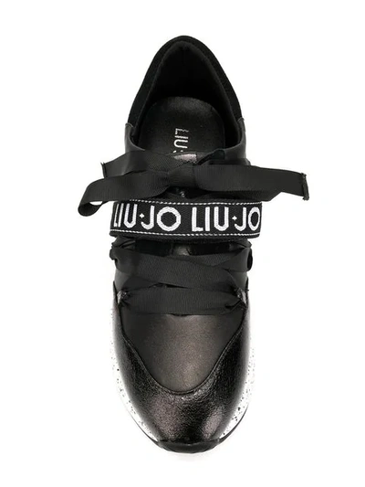 Shop Liu •jo Karlie Sneakers In Black