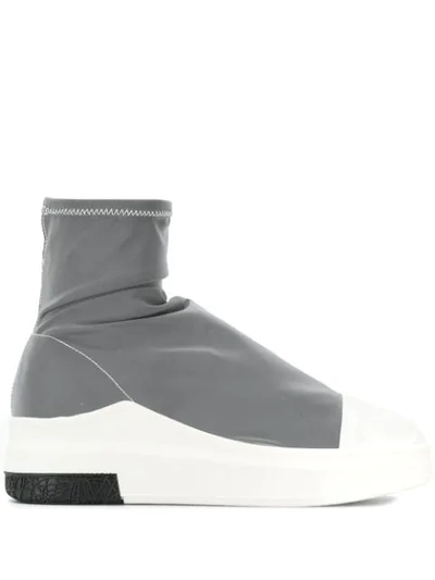 Cinzia Araia Flatform Sock Sneakers In Grey ModeSens