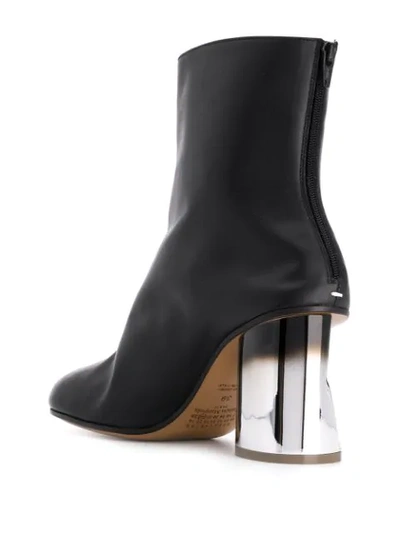 Shop Maison Margiela Crushed Heel Ankle Boots In Black