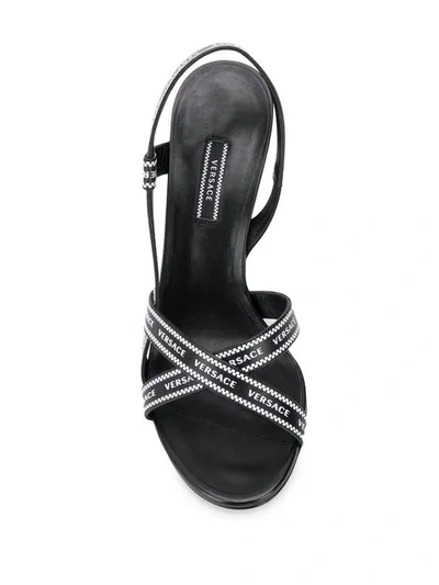 Shop Versace Sandals In Dnw