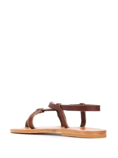 Shop Kjacques Jival Sandals In Brown