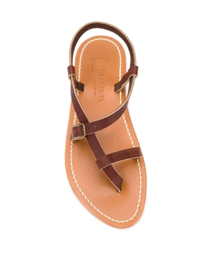 Shop Kjacques Jival Sandals In Brown