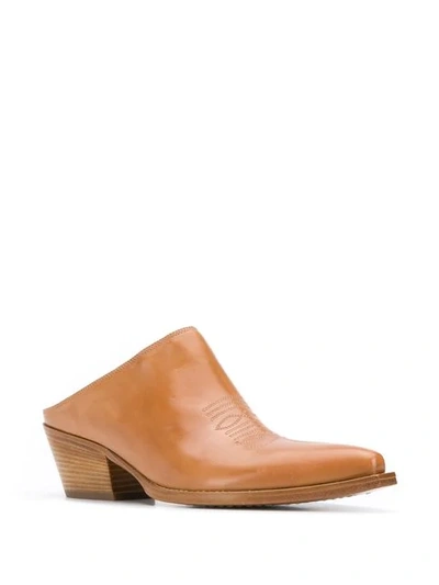 Shop Sartore Western Mules In Brown