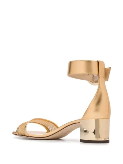 Shop Jimmy Choo Jaimie 40 Sandals In Gold