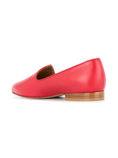 Shop Le Monde Beryl Classic Venetian Slippers In Red