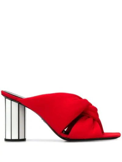 Shop Proenza Schouler Woven Strap Sandals In Red
