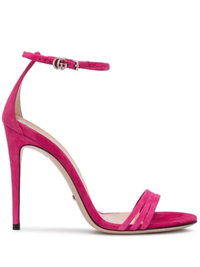 Shop Gucci Ilse High Heel Sandals - Pink