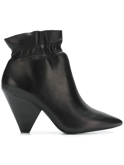 Shop Ash Elasticated Ankle Boots In Black