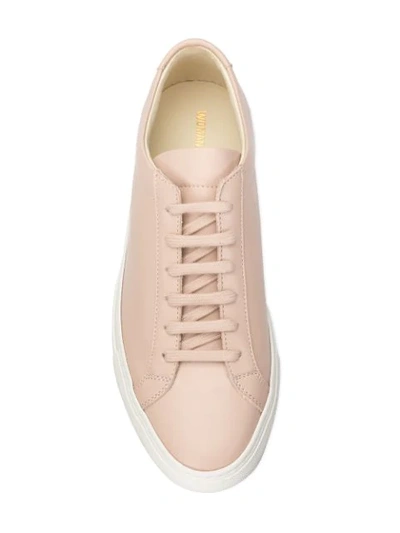 Shop Common Projects Achilles Sneakers In Pink ,white