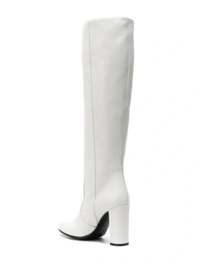 Shop Via Roma 15 Over-the-knee Boots - White