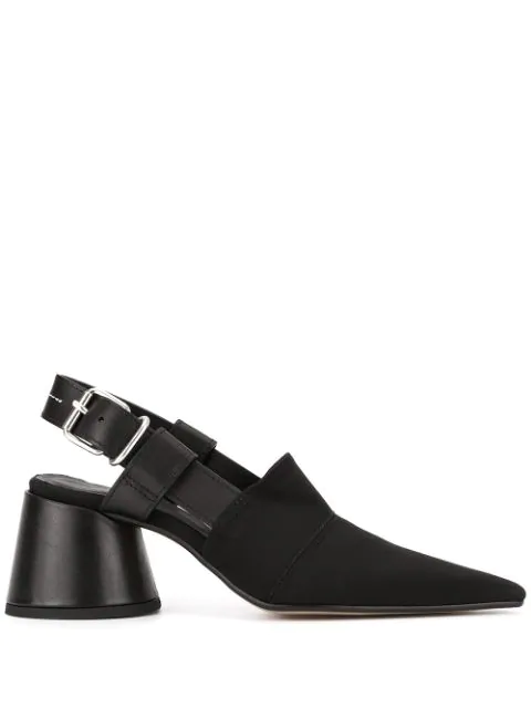 chunky heel slingback
