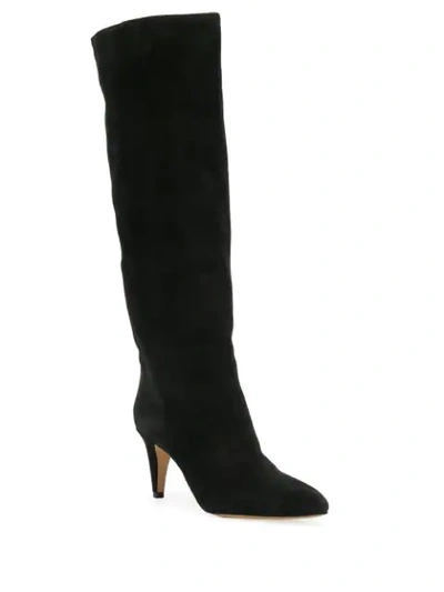 Shop Isabel Marant Knee-length Suede Boots In Black