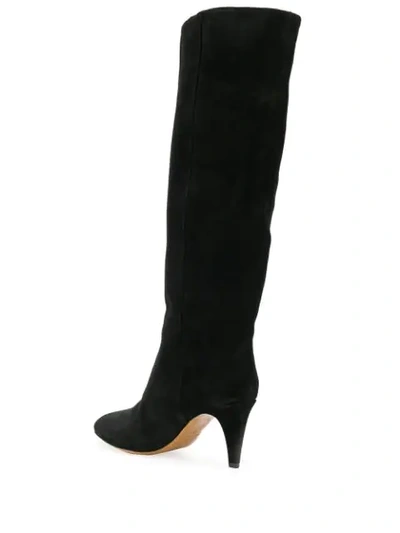 Shop Isabel Marant Knee-length Suede Boots In Black