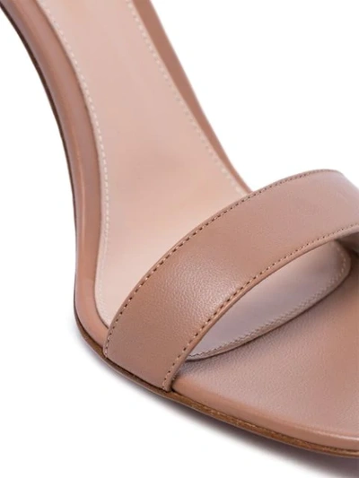 Shop Gianvito Rossi Portofino 85mm Sandals In Neutrals