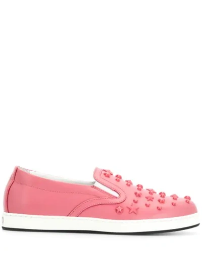 Shop Jimmy Choo Gracy Slip-on Sneakers In Pink