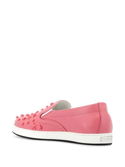 Shop Jimmy Choo Gracy Slip-on Sneakers In Pink