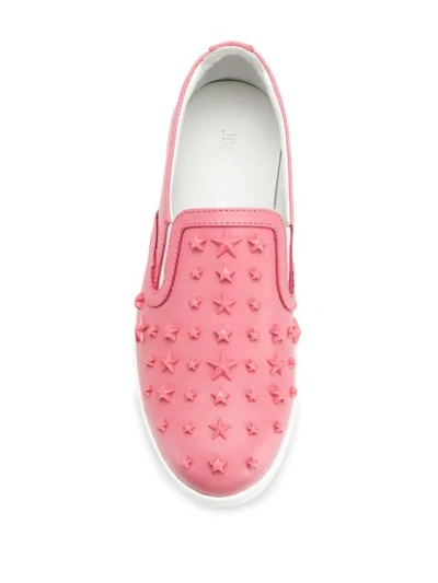 Shop Jimmy Choo Gracy Slip-on Sneakers In Pink
