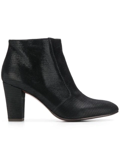 Shop Chie Mihara Textured Boots In Black
