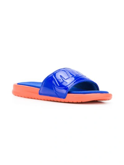 Shop Nike Benassi Jdi Ultra Se In Blue