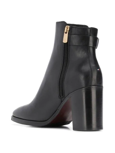 Shop Tommy Hilfiger Ankle Length Boots In Black