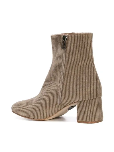 Shop Ritch Erani Nyfc Tiffany Corduroy Boots In Neutrals