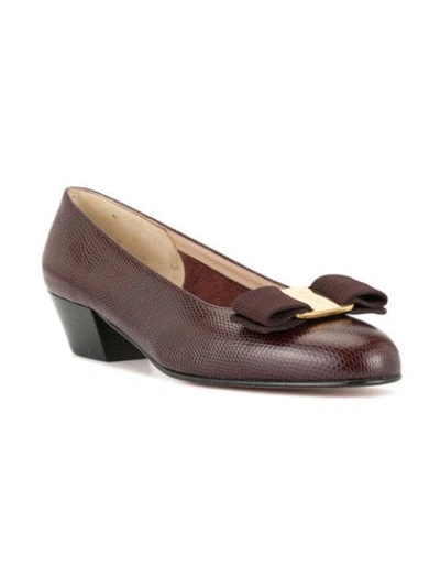 Pre-owned Ferragamo Shoes Pumps In Brown