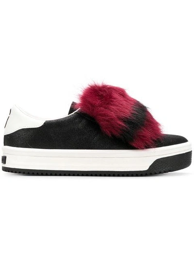 Marc Jacobs Empire Faux Fur Sneakers In Black ModeSens