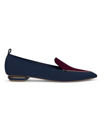 Shop Nicholas Kirkwood Customisable Beya Loafers In Blue