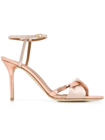 Shop Malone Souliers Terry Sandal Pumps In Pink