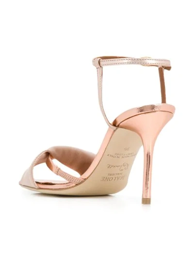 Shop Malone Souliers Terry Sandal Pumps In Pink