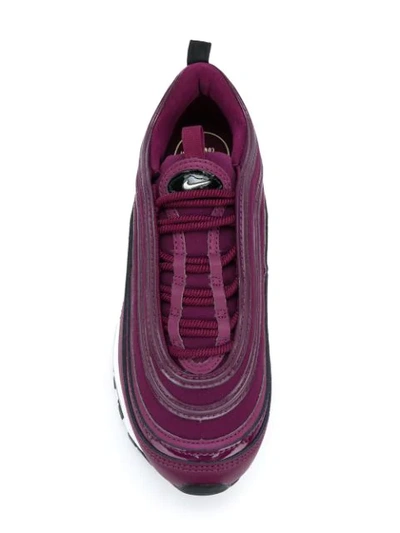 Shop Nike Air Max 97 Premium "bordeaux" Sneakers In Pink
