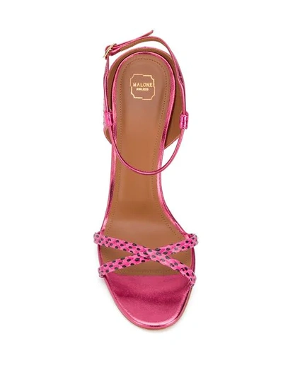Shop Malone Souliers Darlene Sandals In Pink