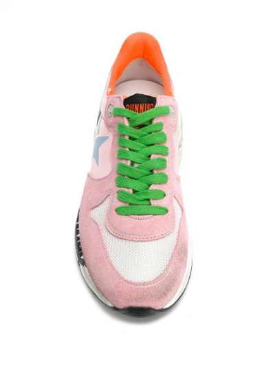 Shop Golden Goose Running Sole Sneakers - Pink