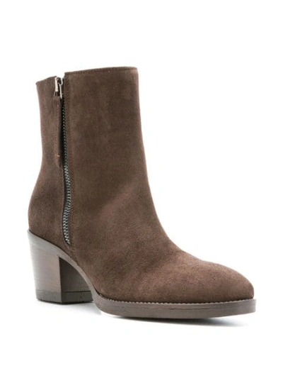 Shop P.a.r.o.s.h High Ankle Boots In Brown