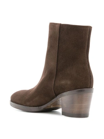 Shop P.a.r.o.s.h High Ankle Boots In Brown