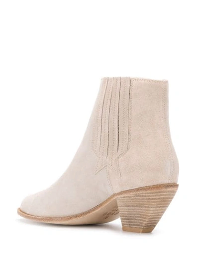 Shop Golden Goose Western Boots In Neutrals