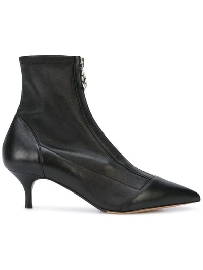 Shop Tabitha Simmons Zip-up Boots In Black