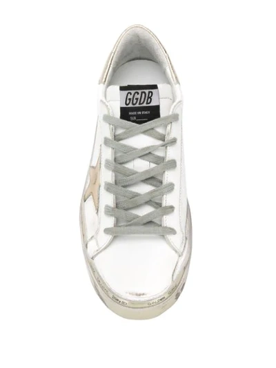 Shop Golden Goose Hi Star Low-top Sneakers In White