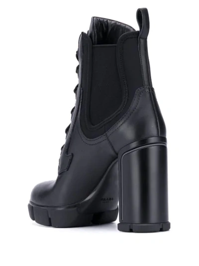 Shop Prada Mountain Boots In Black