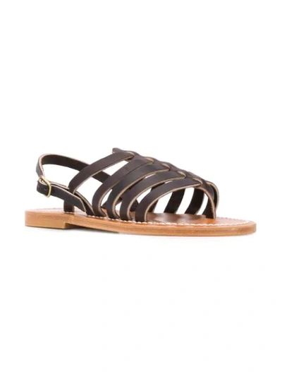 Shop Kjacques Homere Sandals In Brown