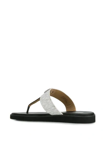 Shop Michael Michael Kors Infradito Lillie Sandals In White