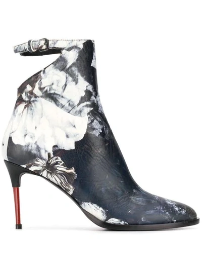 Shop A.f.vandevorst Stiletto Ankle Boots In Blue