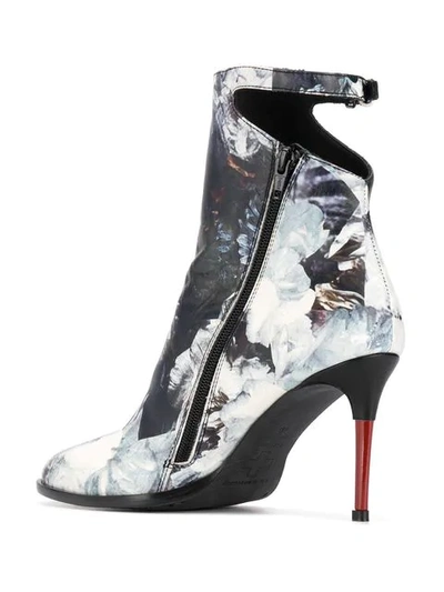 Shop A.f.vandevorst Stiletto Ankle Boots In Blue