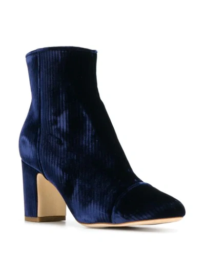 Shop Polly Plume Ally Ankle Boots - Blue