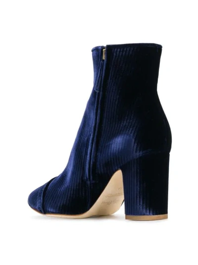 Shop Polly Plume Ally Ankle Boots - Blue