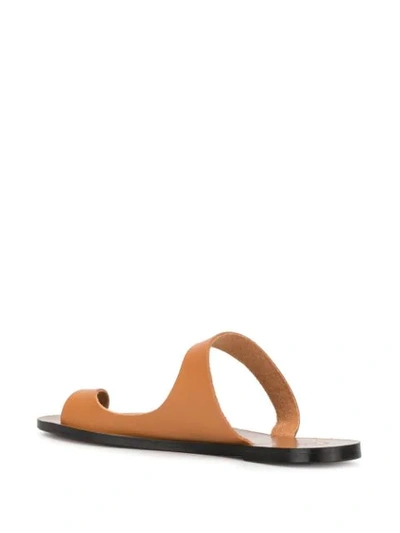 Shop Atp Atelier Dina Sandals In Terra