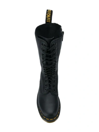 Shop Dr. Martens' Dr. Martens 14-eye Zip Boots - Black