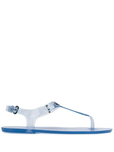 michael kors plate jelly sandals