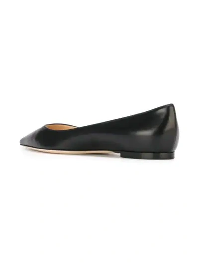 Shop Jimmy Choo 'romy' Ballerinas In Black