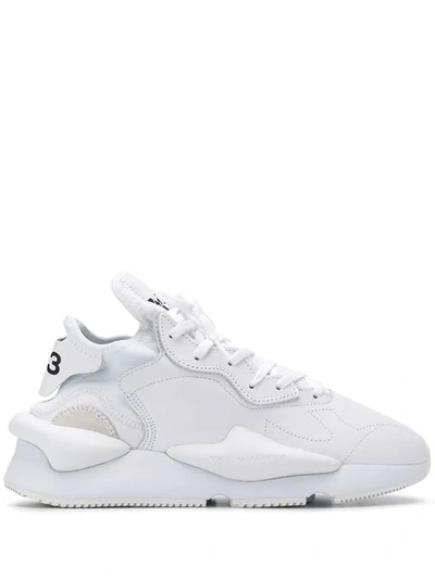 Shop Y-3 Kaiwa Chunky Sneakers In White Black